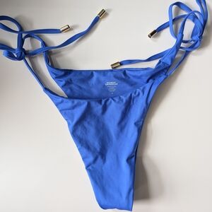 Monday Swimwear Bright Cobalt Blue Tie-Side Bikini Bottom